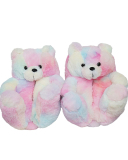 New Color Colorful Teddy Bear Slippers