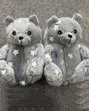 New Color Colorful Teddy Bear Slippers