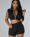 Causal Wear Set Summer Two Piece Short Set