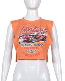 Sleeveless Women Cute Tops S-XL