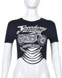 Short Sleeve Women Short T Shirts S-L