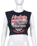 Sleeveless Women Cute Tops S-XL