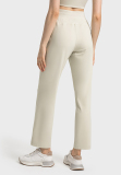 Women High Waist Loose Soft Cosy Sports Running Pants Yoga Bottoms 4-12
