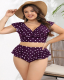 Ruffle Women Wholesale New Plus Size Swimwear