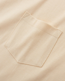 260g Heavy Fabric Pocket Pure Cotton Long Sleeves Threaded Cuffs Two Stitches Solid Color Bottoming Shirt Tops