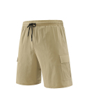 Summer Pocket Quickly Dry Sports Men's Shorts Khaki Army Green Black M-3XL