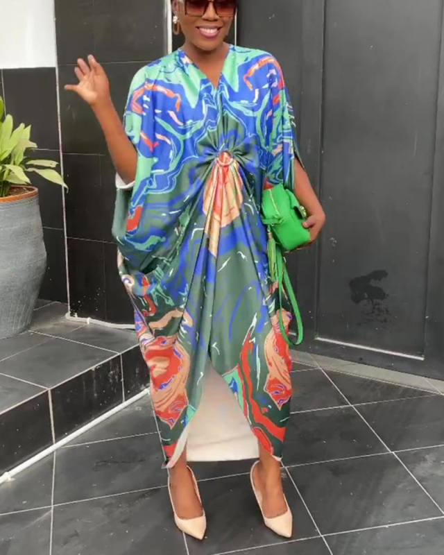 Plus Size Women Loose Style Women Dress M-3XL