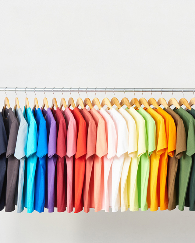 250g Fabric Pure Cotton Loose Short-sleeved T-shirt Two Stitches Spring and Autumn All-match Solid Color Bottoming Shirt