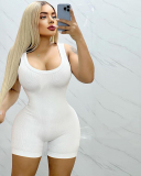 U-neck Women Sleeveless Summer Romper Sportwear