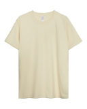 300g Pure Cotton Fabric Solid Color Round Neck Bottoming Bucket Knit Short-sleeved T-shirt