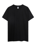 300g Pure Cotton Fabric Solid Color Round Neck Bottoming Bucket Knit Short-sleeved T-shirt