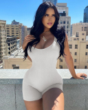 U-neck Women Sleeveless Summer Romper Sportwear