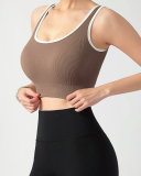 Hot Sale Women Running U Back Running Yoga Tops S-L