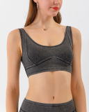 Hot Sale U Neck Women Slim Jeans Yoga Tops S-2XL
