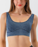 Hot Sale U Neck Women Slim Jeans Yoga Tops S-2XL