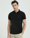 230g Cotton Polo Neck Short Sleeve Business Men's Short Sleeve Basic T-shirt S-4XL