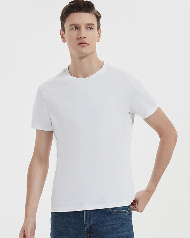 100% Cotton 190g O-Neck Men's Bacic Short Sleeve T-shirt S-4XL