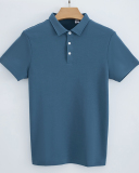 230g Cotton Polo Neck Short Sleeve Business Men's Short Sleeve Basic T-shirt S-4XL