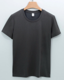Women Solid Color EcoCosy Sorona 220g Modal Short Sleeve T-shirt S-3XL