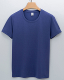 Women Solid Color EcoCosy Sorona 220g Modal Short Sleeve T-shirt S-3XL