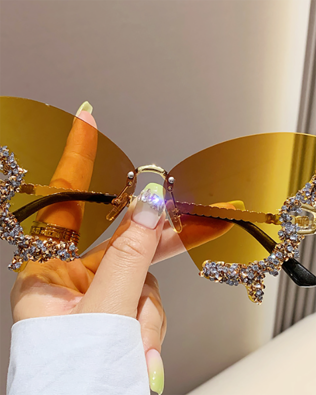 Butterfly Shape Women Shade Sunglasses