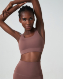 Hot Sale Breathable X Back Sports Bra Yoga Tops Back Zipper S-XL