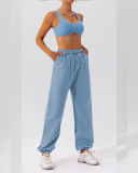 Casual Women Solid Color Cool Women Loose Pants Trousers S-XL