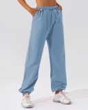 Casual Women Solid Color Cool Women Loose Pants Trousers S-XL