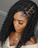 Africa New Box Braid Wig