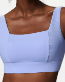 Women Adjustable Back Button Fixed Pad Yoga Bra S-XL