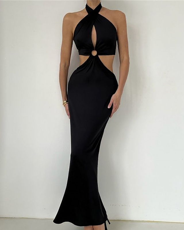 Sleeveless Women Long Dress Party DressS-L