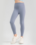New Summer High Elestic Dance Sports Outside Active Girls Pants Leggings Purple Green Black 120-150