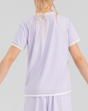 Summer Bubble Printed Girls O Neck Short Sleeve Sports T-shirts Pink Yellow Purple Rosy 120-150