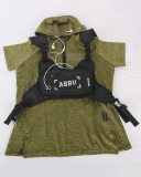 Tactical Backpack Men's Nylon Waterproof Hiking Backpack Outdoor Reflective Wear-Resistant Running Sports Bag