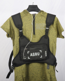 Tactical Backpack Men's Nylon Waterproof Hiking Backpack Outdoor Reflective Wear-Resistant Running Sports Bag