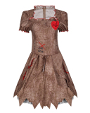 Halloween Vicious Doll Costume Ghost Festival Ghost Bride Clown Costume