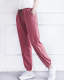 Summer Thin Loose Side Pocket Quick Dry Sports Running Joggers Pants S-XL