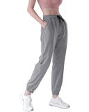 Summer Thin Loose Side Pocket Quick Dry Sports Running Joggers Pants S-XL