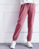 Summer Thin Loose Side Pocket Quick Dry Sports Running Joggers Pants S-XL