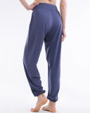 Ice Silk Thin Breathable Summer Loose Sports Trousers Pants Pink Blue Gray Black S-XL