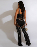 V-neck Sequin Women Wholesale Fashion Jumpsuit for Party