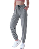 Summer Thin Loose Side Pocket Quick Dry Sports Running Joggers Pants S-XL