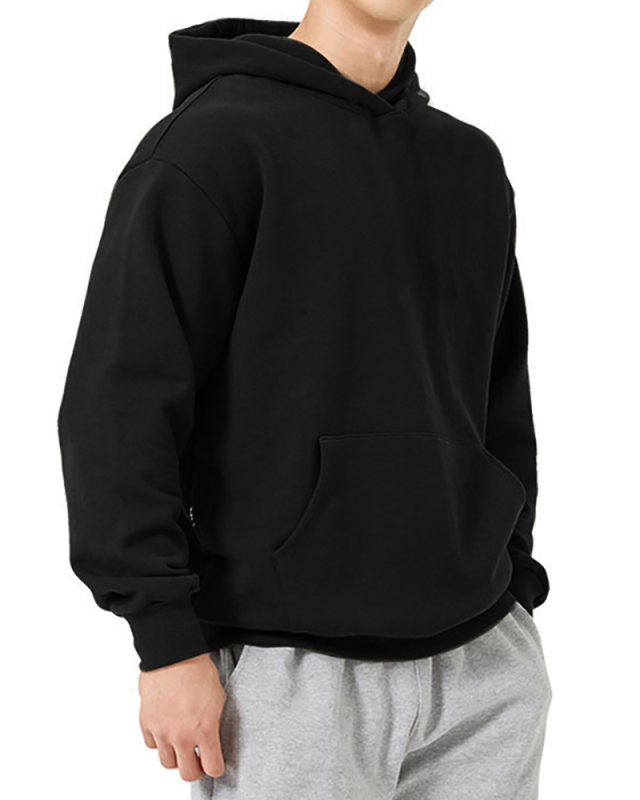 Long Sleeve Hoodies Pocket Pullover Solid Color Men's Sweatshirt Black Light Gray Blue Apricot Army Green M-3XL