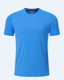 Hot Sale Solid Color Men's Quick Dry Sports Short Sleeve T-shirt S-3XL