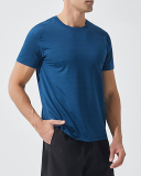Hot Sale Solid Color Men's Quick Dry Sports Short Sleeve T-shirt S-3XL