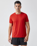 Hot Sale Solid Color Men's Quick Dry Sports Short Sleeve T-shirt S-3XL