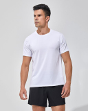 Hot Sale Solid Color Men's Quick Dry Sports Short Sleeve T-shirt S-3XL