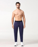 Men's New Outside Running Basketball Quick Dry Long Pants Black Navy Blue S-2XL