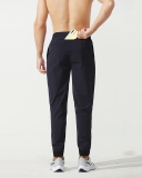 New Running Fitness Training Quickly Dry Long Pants Black Gray Navy Blue S-2XL