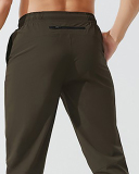 New Running Fitness Training Quickly Dry Long Pants Black Gray Navy Blue S-2XL